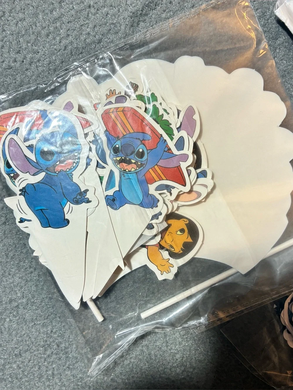 NEW Stitch 103 pc Party Decoration + Bonus Stitch Sunglasses